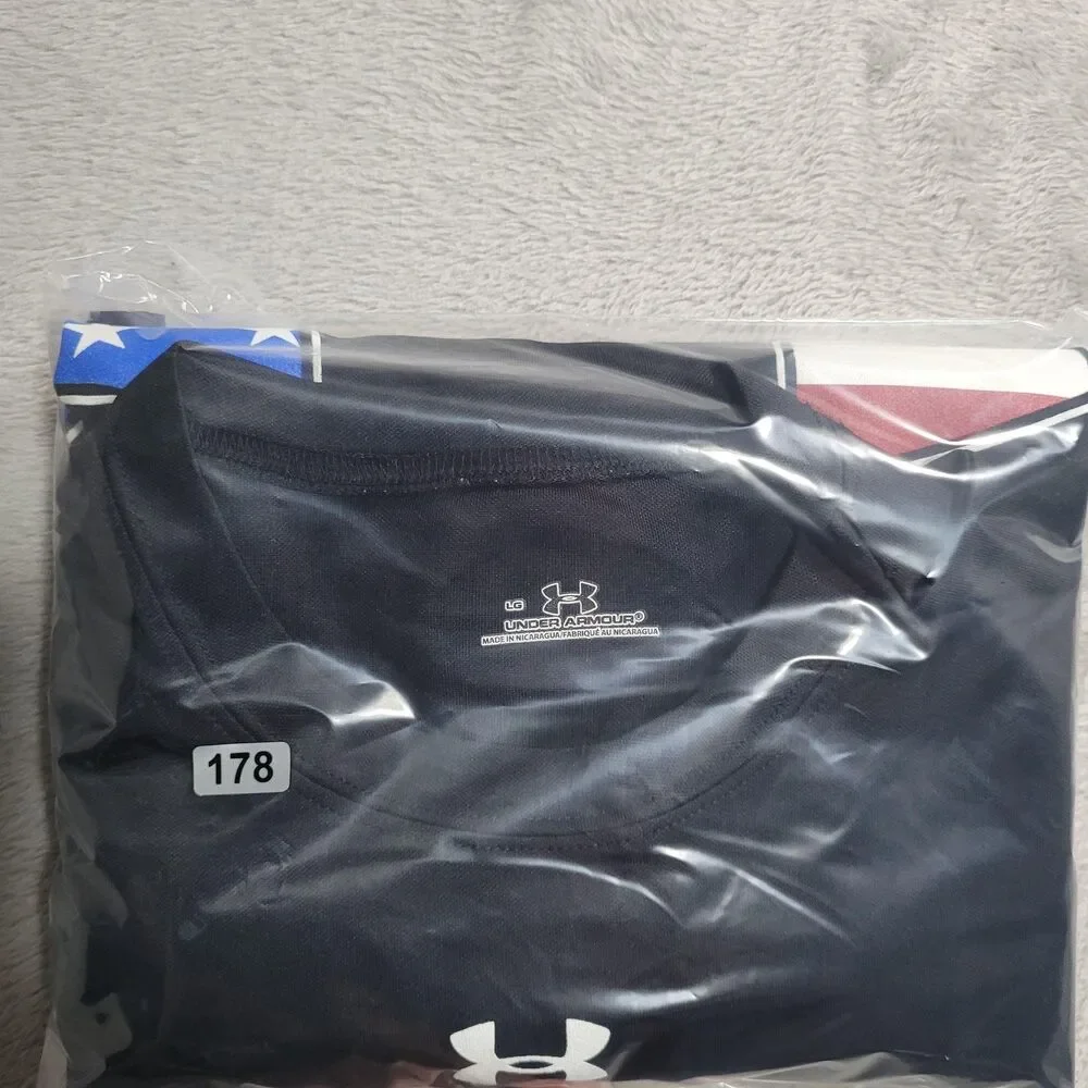 South Carolina Gamecocks Shirt Mens Large Black NCAA Football Under Armour Tee - Picture 10 of 10